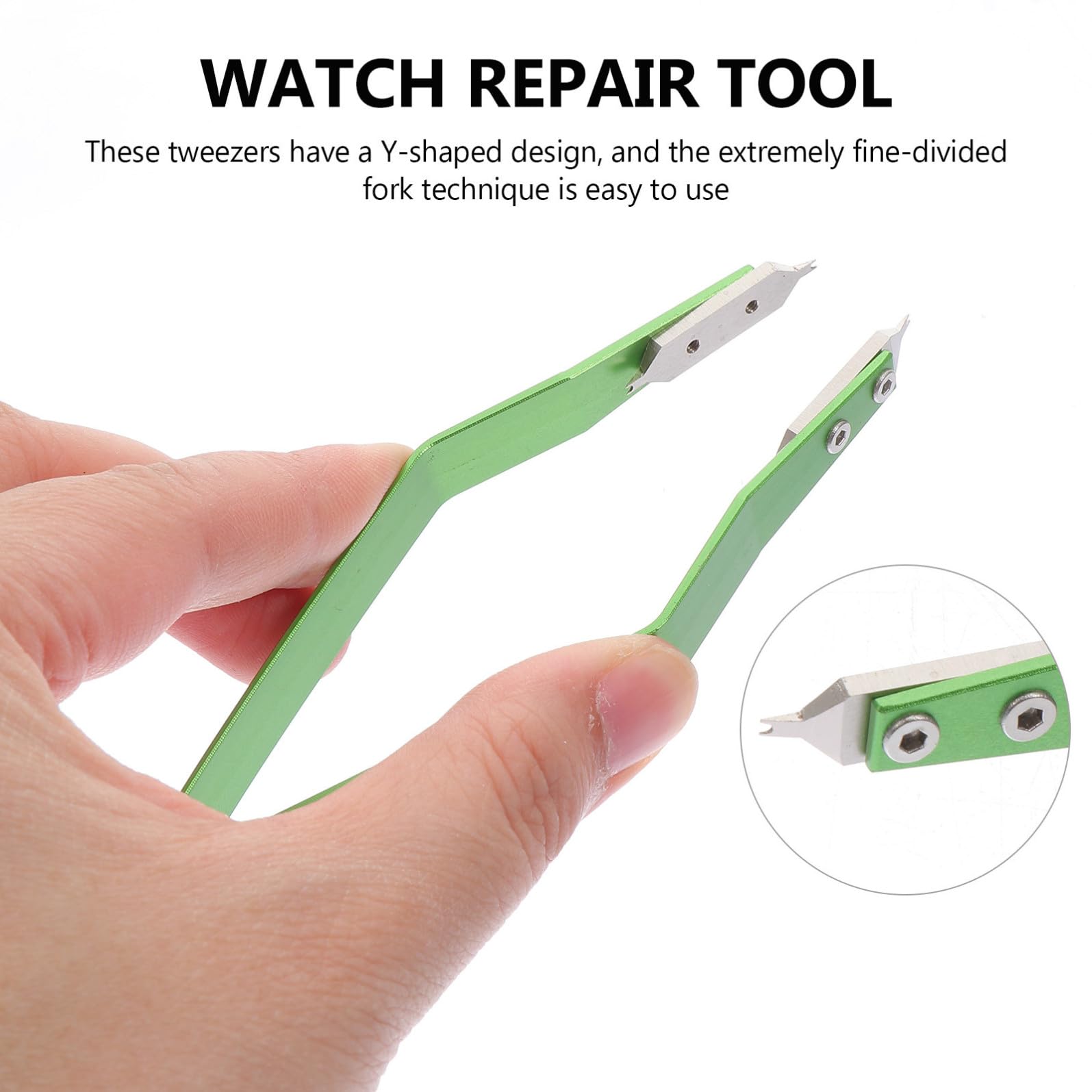 SHINEOFI Alicates para Relojes Tipo, Aleación de Aluminio y Acero, Verde