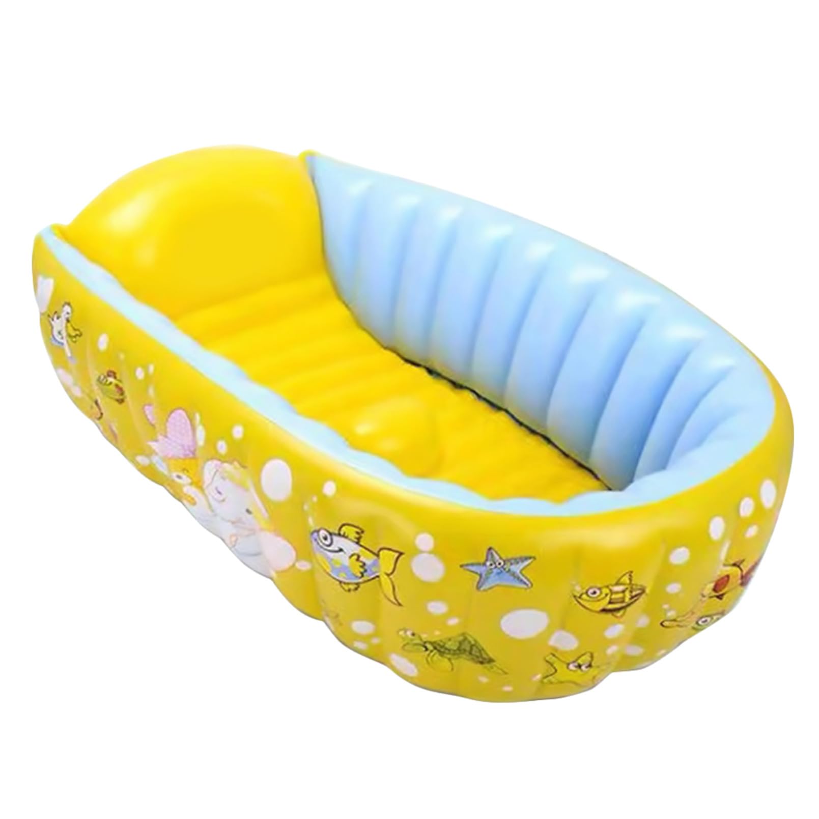 Vasca da Bagno Gonfiabile in Pvc Resistente per Ragazzo Ragazza Design a Cartone Animato Piscina Piccola Pratica per Uso Interno ed Esterno