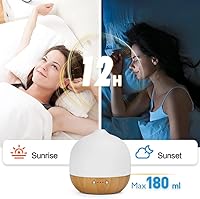 Vista 3 de Difusores de aceite esencial, difusor de aceites esenciales de cerámica para aromaterapia, para el hogar, difusor de aceites esenciales