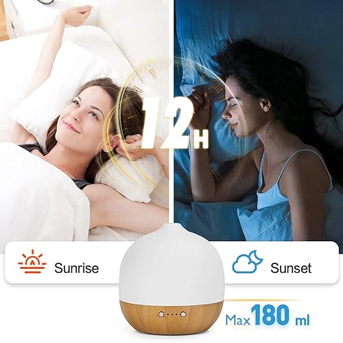 Miniatura 3 de Difusores de aceite esencial, difusor de aceites esenciales de cerámica para aromaterapia, para el hogar, difusor de aceites esenciales para