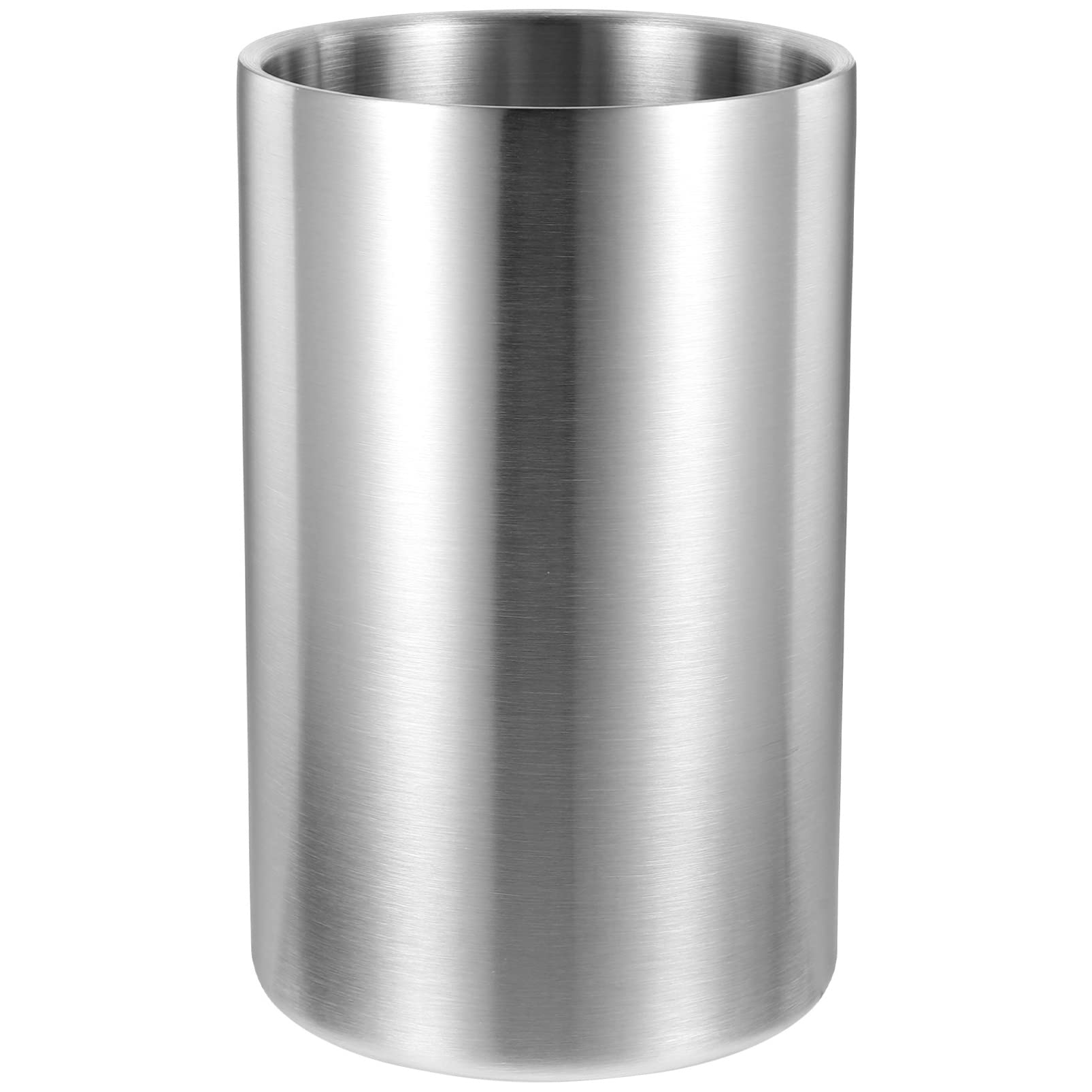 Cubo elegante de doble capa 1.6L, material grueso de alta gama para almacenar vino y cerveza
