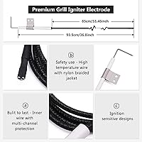 Vista 3 de Criditpid Grill Replacement Parts for Nexgrill 720-0925S, 720-0864, 720-0864M Models. Grill Heat Plates, Burner Tubes and Grill Ignitors for BBQ PRO