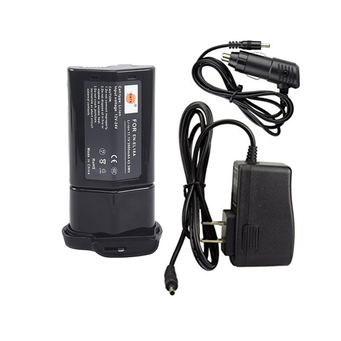 DSTE EN-EL18A Replacement Li-ion Battery for Nikon MB-D12 MB-D17 MB-D18 Battery Grip