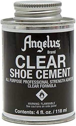 Miniatura 2 de Angelus Cleaner Shoe Cement 4oz & Angelus Sole Bright Sneaker Fix Set Bundle, Claro