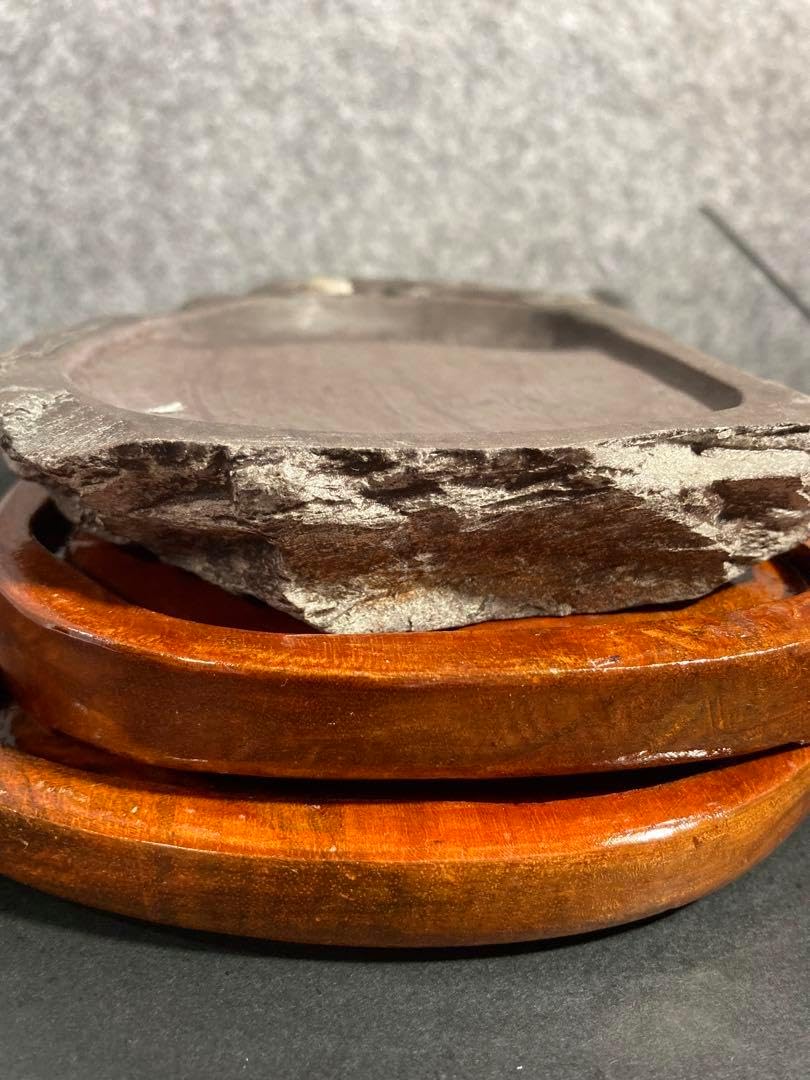 端渓硯 文鎮 ショップ 黒石製硯 硯箱 文鎮付き 準端渓 黒石製硯 硯箱