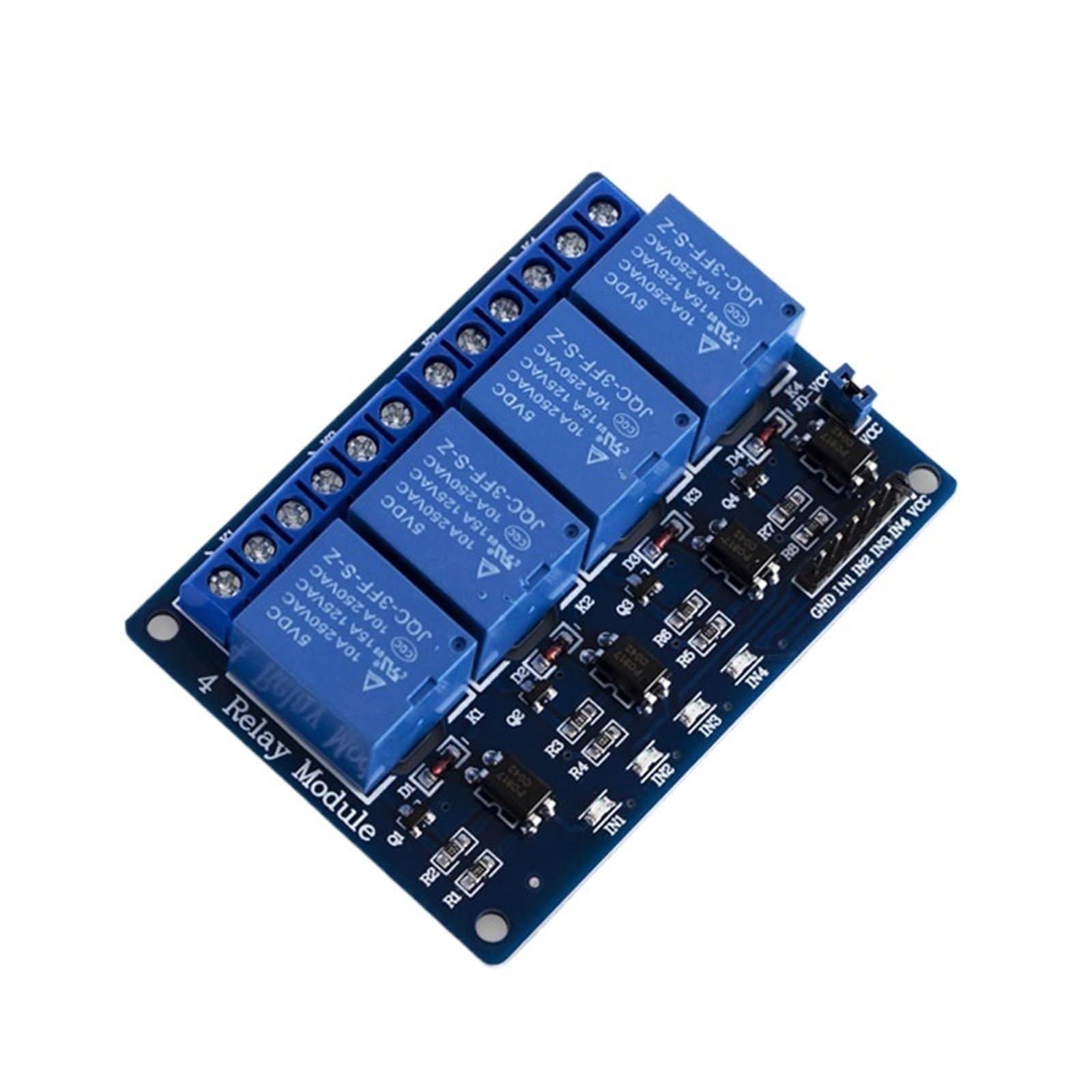 Module de carte de contrôle de relais 12V DC à 4 canaux pour interrupteur de tension
