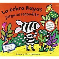 La cebra rayas juega al escondite