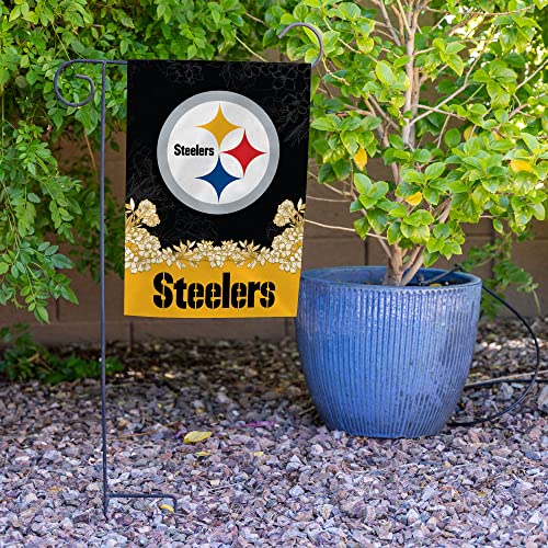Image of Rico Industries NFL Standard /Primary 13 inch x 18 inch Double Sided Garden Flag - Great Gift for Men, Women, & Fans