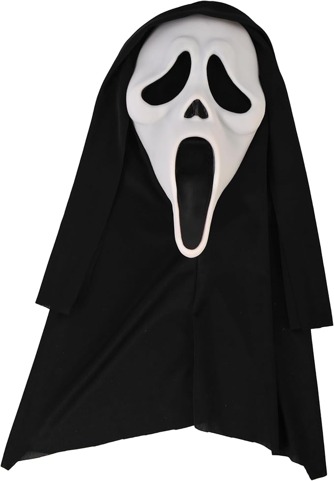 Máscara Scream Adulto Disfraz Ghost Face Accesorio Película Terror miniatura 2