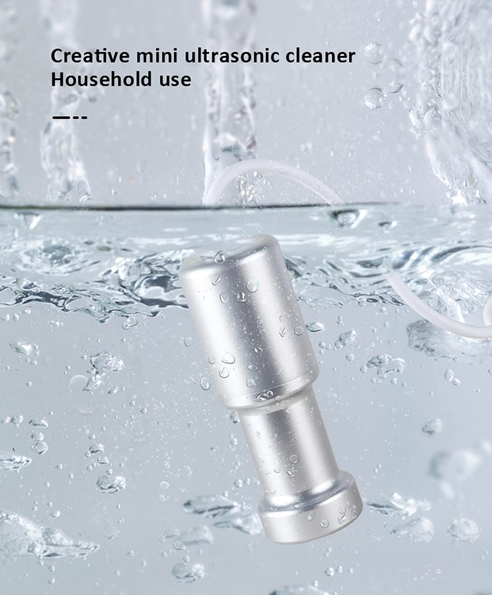 Pulitore ad ultrasuoni per Gioielli Macchina per la Pulizia ad ultrasuoni Professionale per Protesi Detergente per Strumenti per la casa per Gioielli Occhiali Frutta Verdura Giocattoli Vestiti e Alt