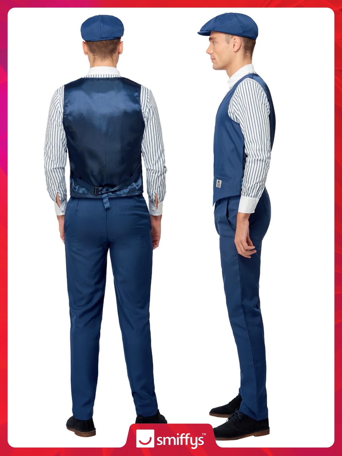 Smiffys 51670 Peaky Blinders Shelby Costume, Da Uomo