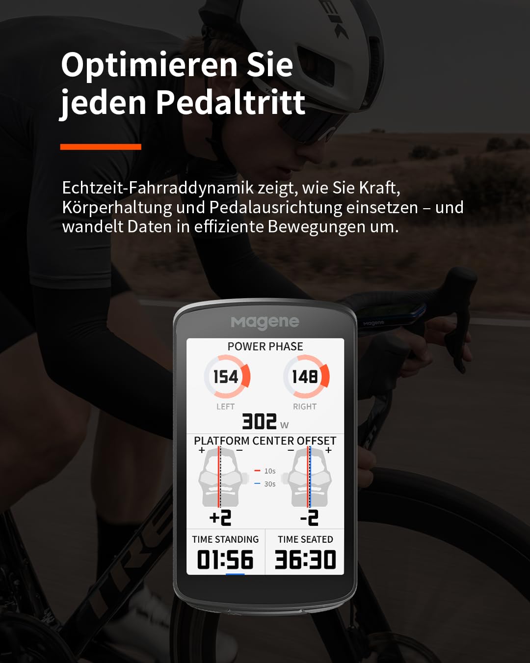 Magene C706 GPS Fahrradcomputer, Kartennavigation, 3,3-Zoll-Farb-Touchscreen, Dualband-Positionierung, Sprachbenachrichtigung, Metall Montage, Anpassbare Datenanzeige, Indoor-Training