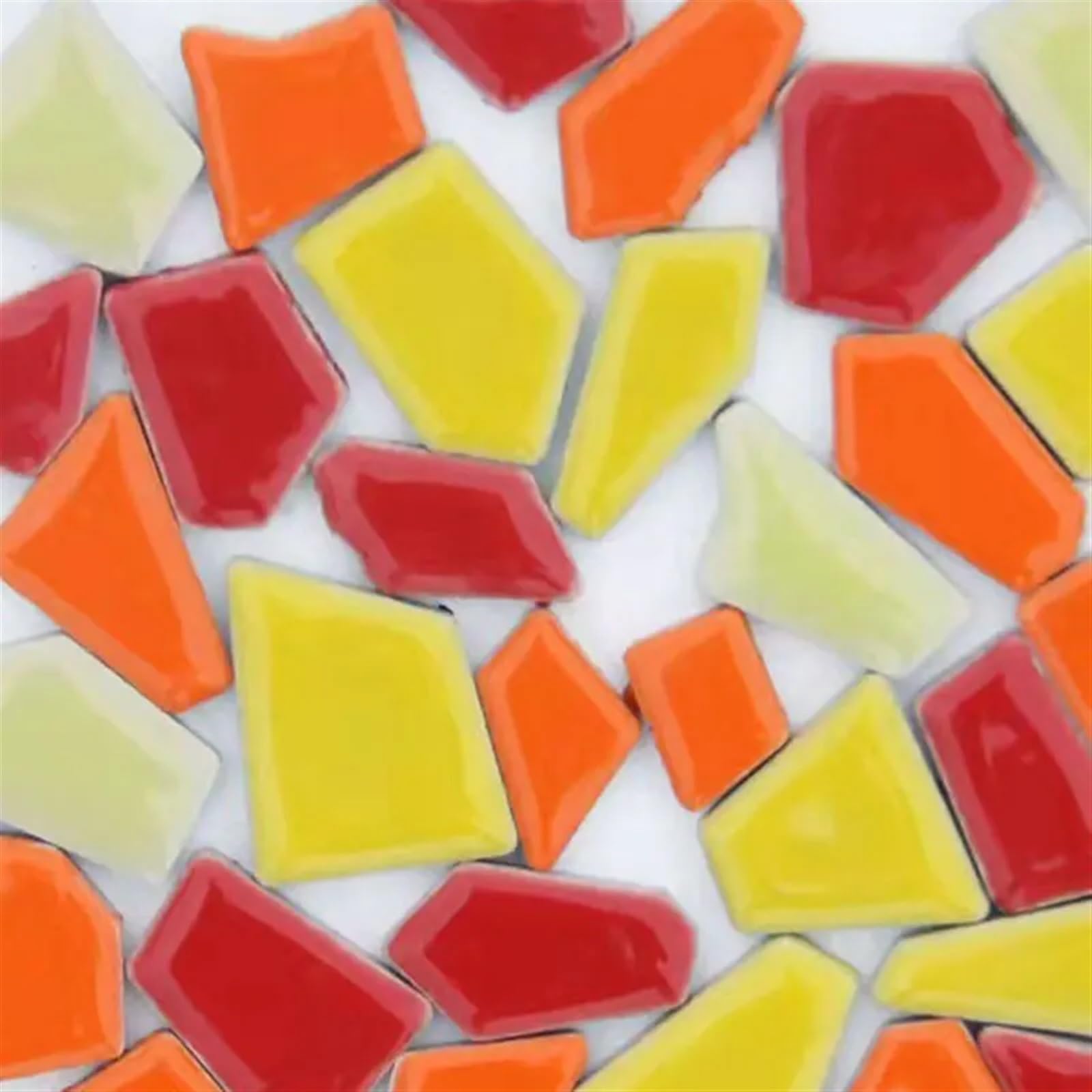Ekalgretra Mix2 Mosaic Making Supplies 100G Porcelain Mosaic Tiles Diy Craft Ceramic Making Materials(Mix2)