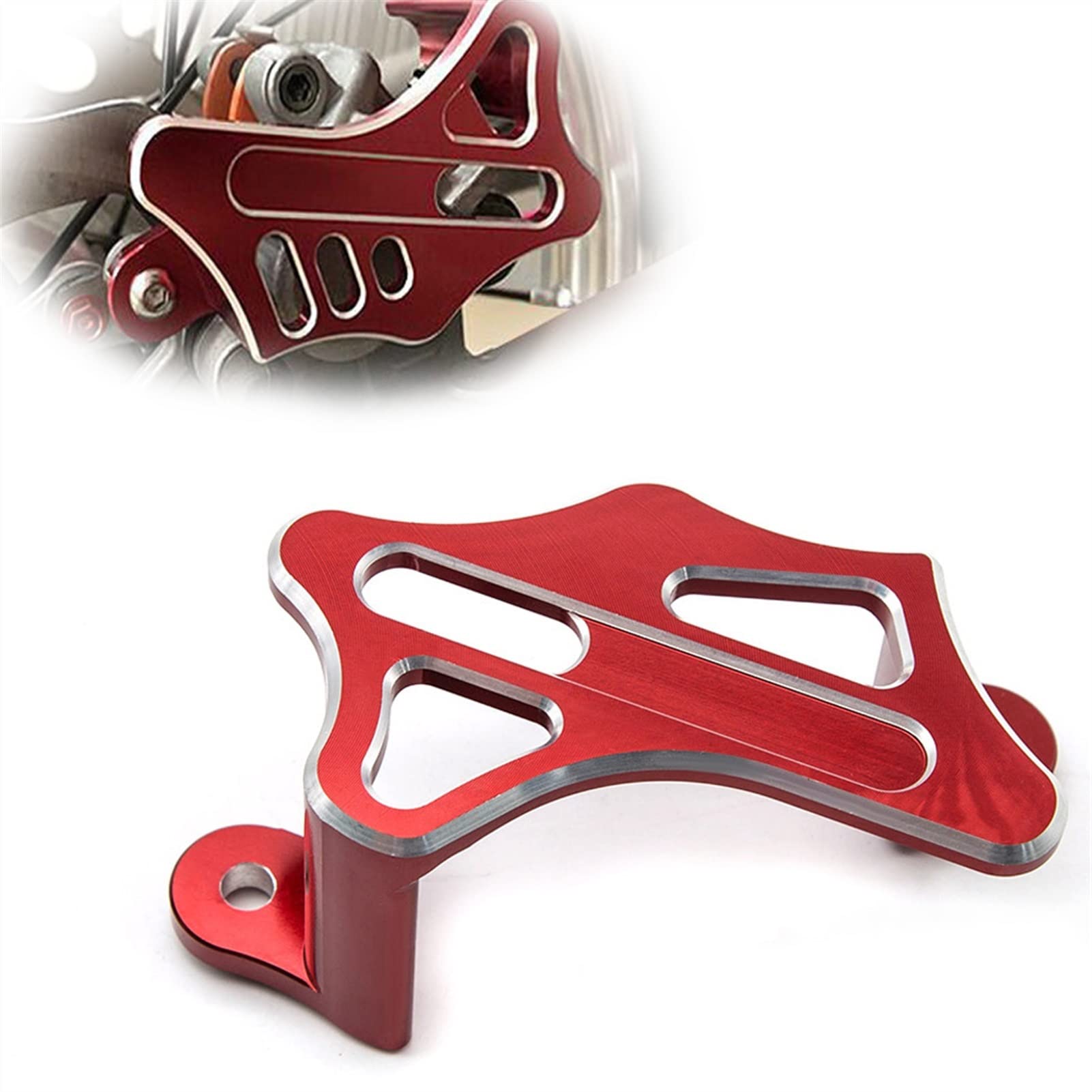 Protection étrier frein arrière rouge pour Honda CRF 250R CRF 450R CR 125 CR 250