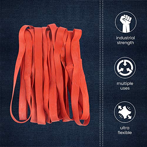 24 Pack Extra Large Mover Rubber Bands - 42" Length Extra Strength - Pallet Band Or Moving Blanket Band - By Kitchentoolz (Pack Of 24) #TOP5