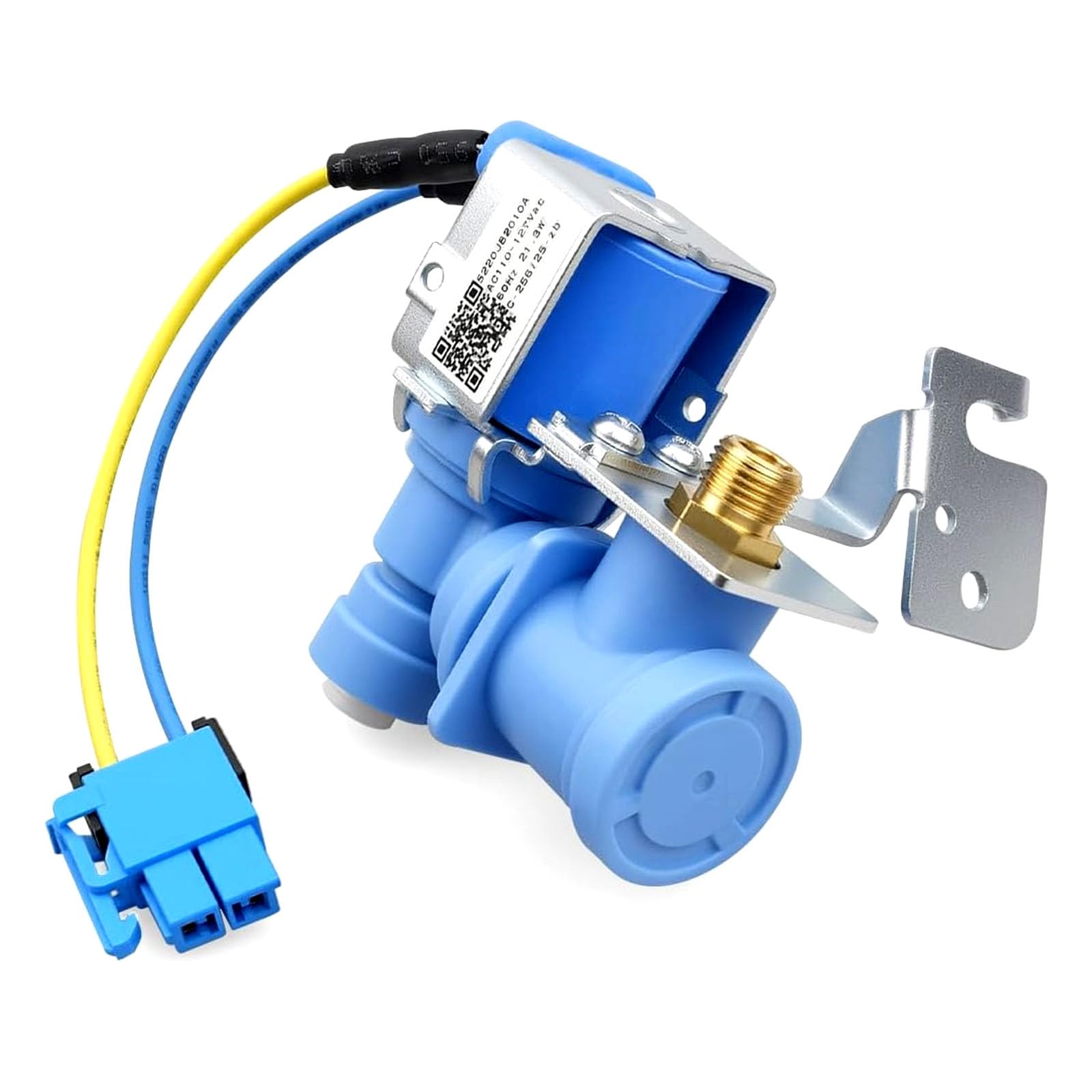 Uqezagpa Multifuntional Fridge Inlet Valves Efficient Water Regulation Quiet Direct Fit Replacement Part Fridge Water Gate Replacement