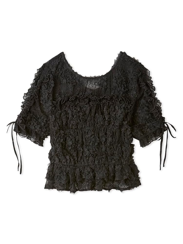 ★極美品★完売品 2025ss snidel シャーリングブラウス SNIDEL｜カットレースシャーリングブラウス | Rakuten Fashion