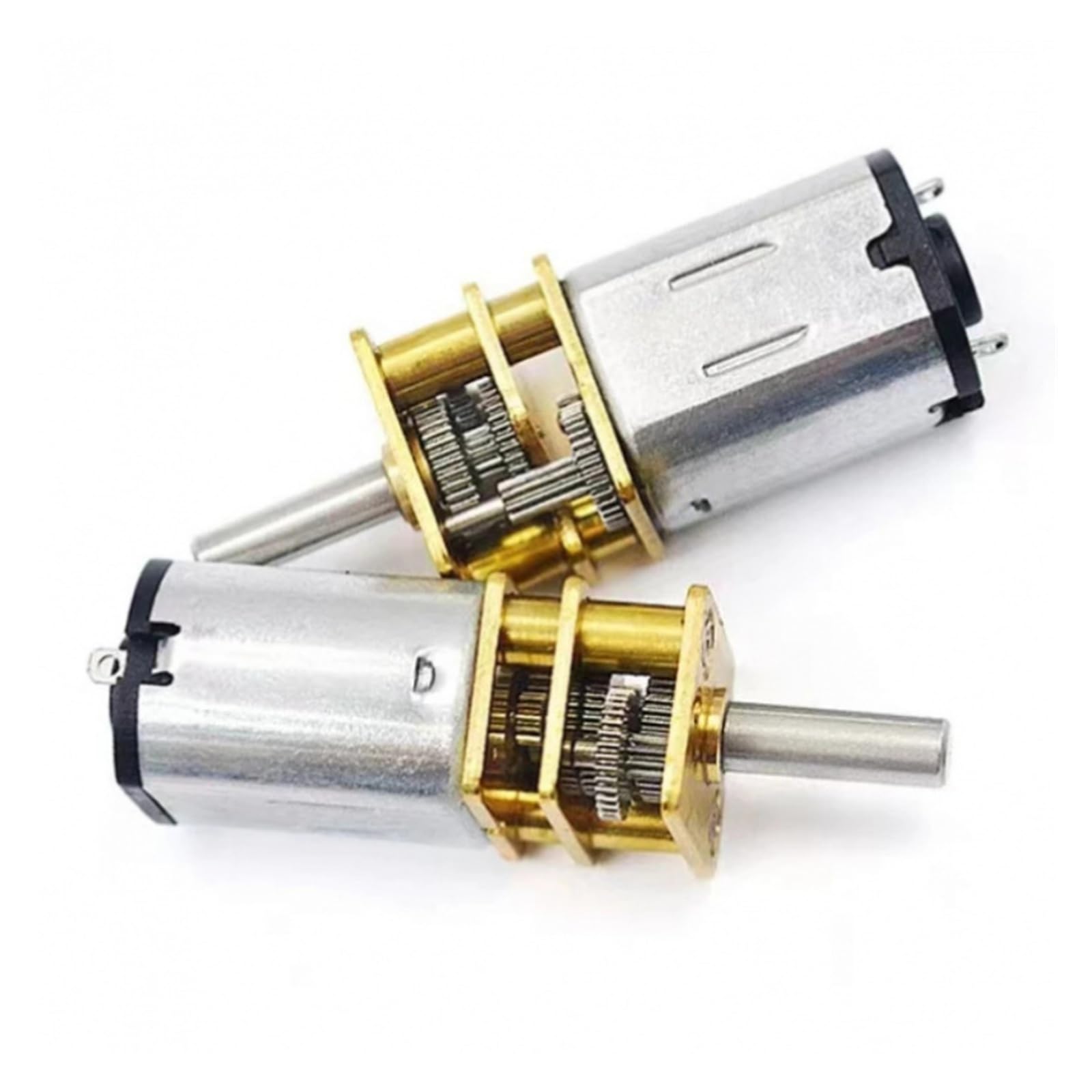 GA12-N20 Micro Metal Gear Moteur DC 3 V 6 V 12 V 30-1000 tr/min pour mini moteur de réduction électrique avec boîte entièrement en métal pour Smart Car Robot DIY Projects (500 tr/min, 6 V)