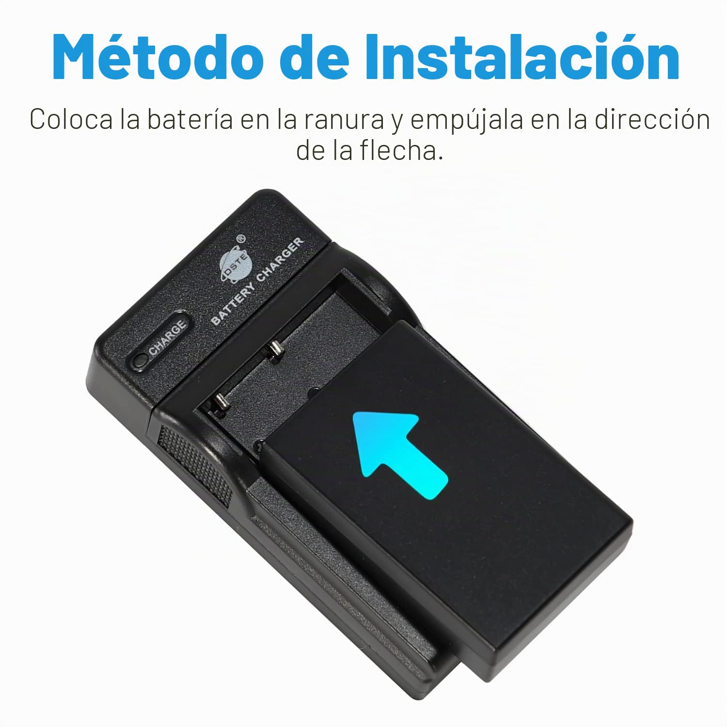 DSTE Repuesto Batería y DC15E Viaje Cargador Compatible para Nikon EN-EL9 EN-EL9A D40 D40x D60 D3000 D5000 Digital Cámara