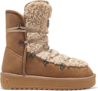 D.Franklin Botas invierno para Mujer - Moda casual - Modelo nordic fur - Calzado Cómodo y versátil