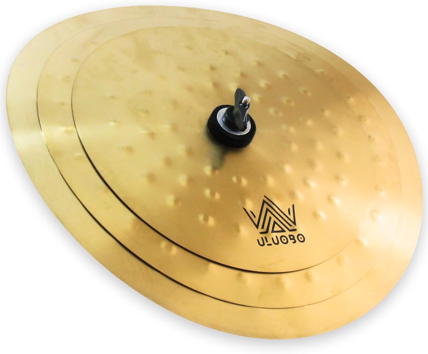 Clap Stack Cymbal, 7"/9"/11" -3-Piece Cymbal Stack with Hammer Marks, Smack Stack Cymbals for Drum Kits