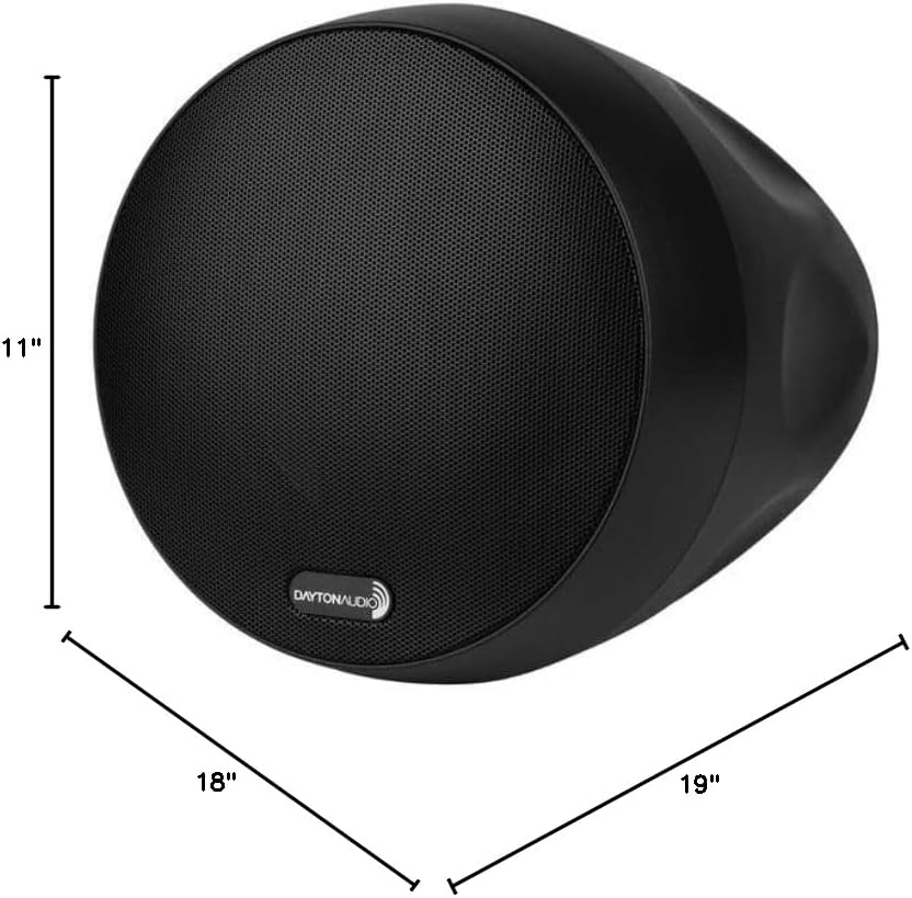 Dayton Audio Commercial Four Speaker Sound System for Small Cafe Bar Restaurant Brewery Starter Package with Free Wi-Fi Streamer