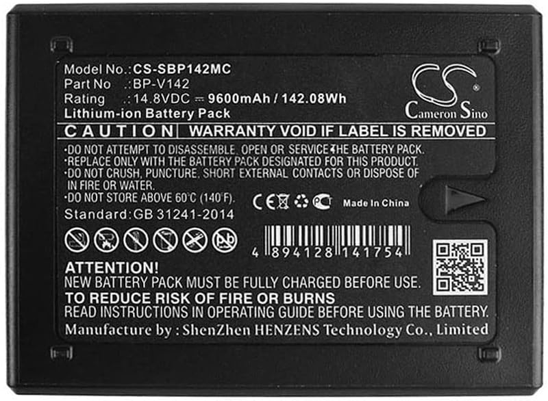 Cameron Sino NEW 9600mAh Replacement Battery Fit for Sony PMW-400, PMW-500, PMW-EX330, PMW-F5, PMW-F55, PMW-Z450 BP-V142