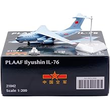 Replica Aircraft Models 23CM Exquisite Scale Transport Aircraft 1200 Il-76 Chinese Air Force 21041 21042 21043 Airplane Military Model Miniature Airplane Model21042