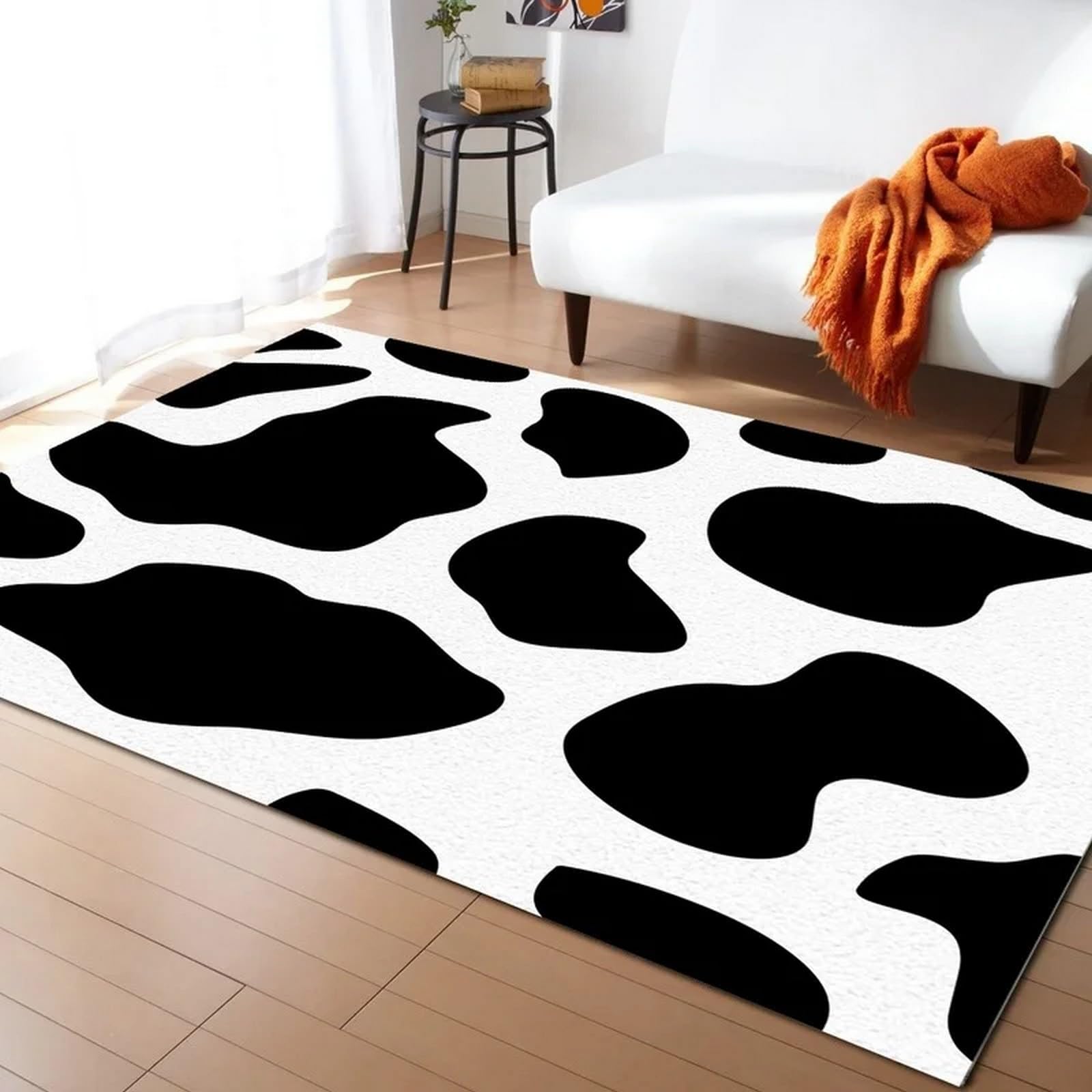 Tapis de salon moderne pour une ambiance chaleureuse et un sol facile d'entretien
