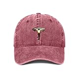 TYYEDRA Gorras de béisbol, para Tesla Ajustable Cómoda Gorras Gorra con Logotipo Auto,OneSize-F