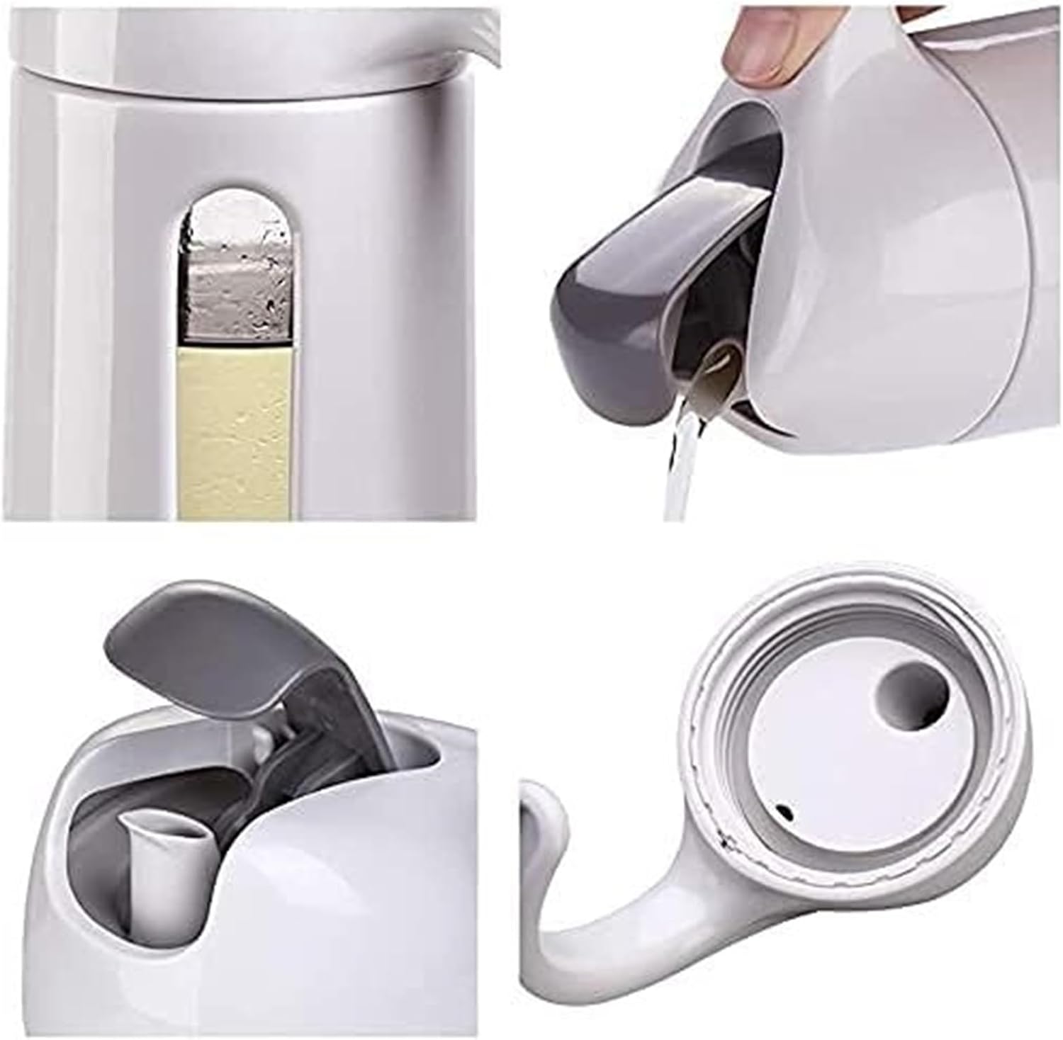 Oil and Vinegar Dispenser NC Olive Oil Dispenser Bottle,Oil and Vinegar Cruet,Superior Glass Oil and Vinegar Dispenser with Pouring Spouts Modern Wide Opening Clear Soy Sauce (300ml) Cooking