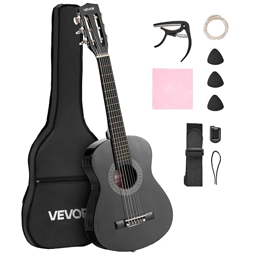 VEVOR Acoustic Guitar, Classical Guitar Starter Kit for Beginners, with Nylon Strings, Basswood Guitar, for Kids Adults Girls Boys Students