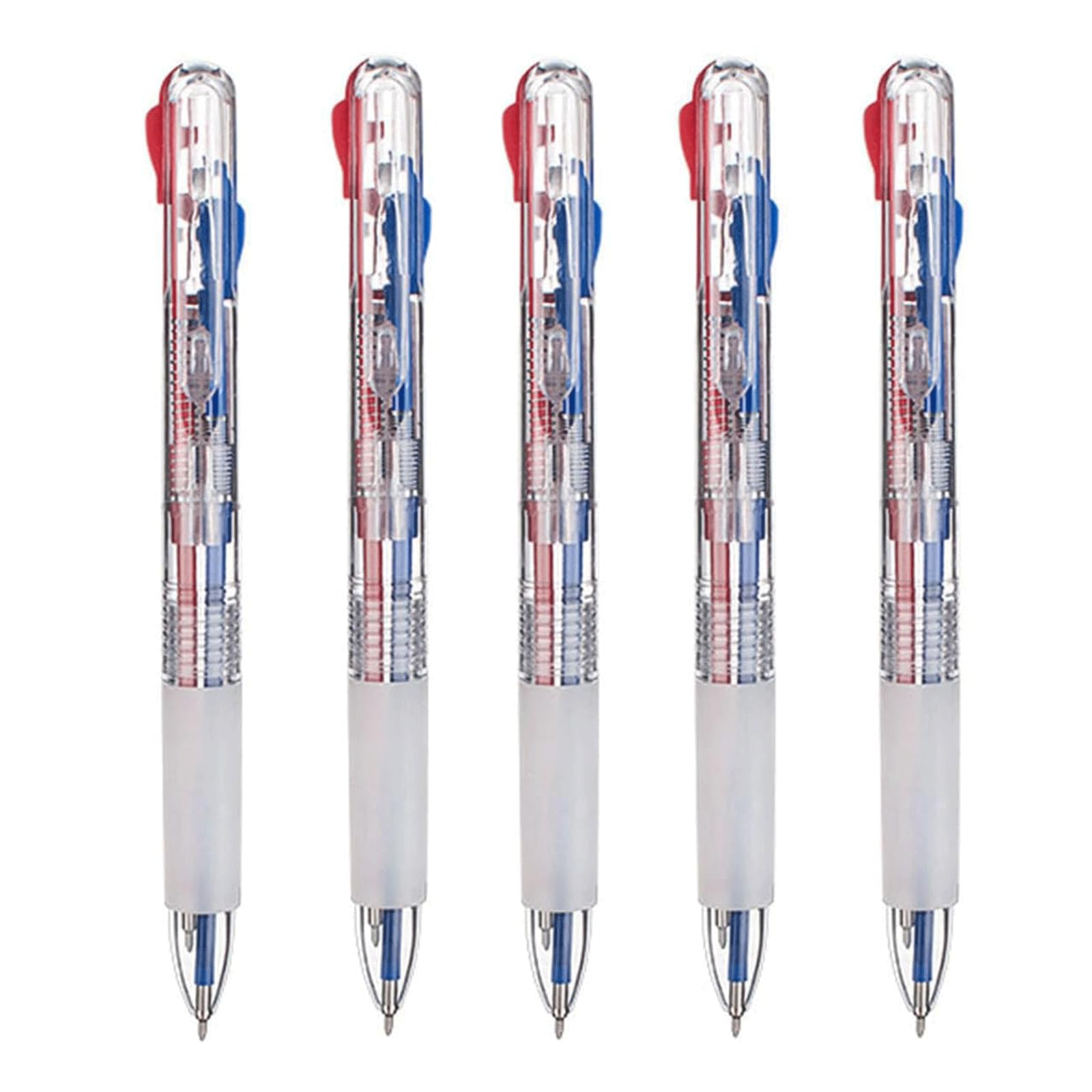 Amazon.co.jp: 格納式ボールペン 2 色ボールペン赤と青のインク 0.5