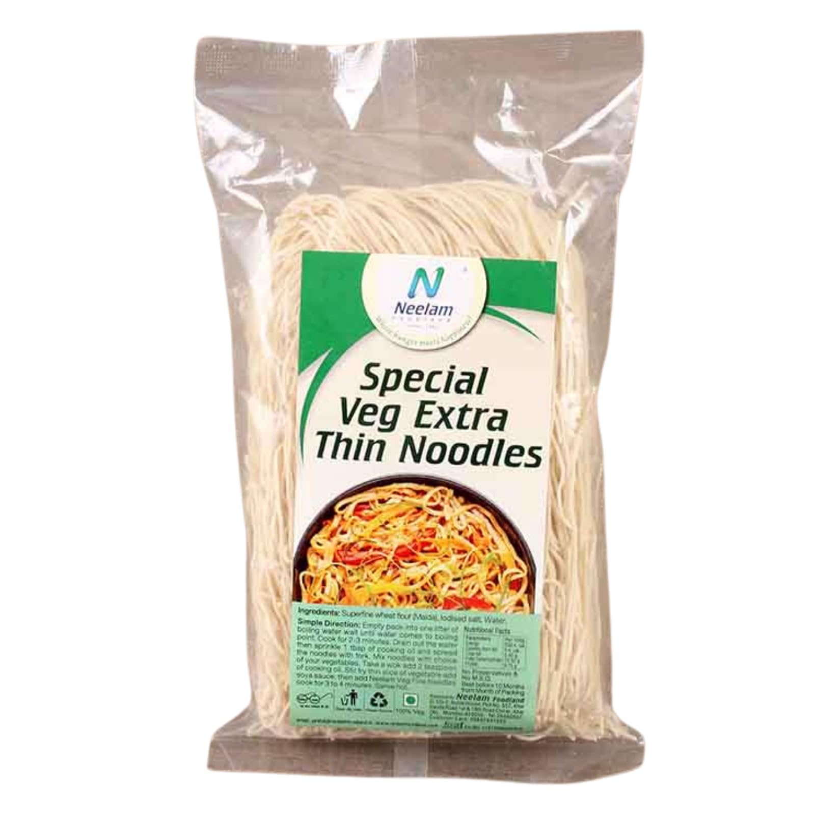 Neelam Foodland | Veg Extra Thin Noodles – Light & Crispy Indo-Chinese Snack | 360GM-image-7