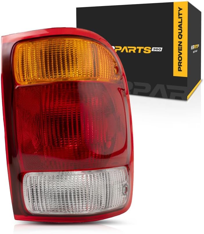 CarLights360 Tail Light Assembly for Ford Ranger Passenger Side (1998–1999)