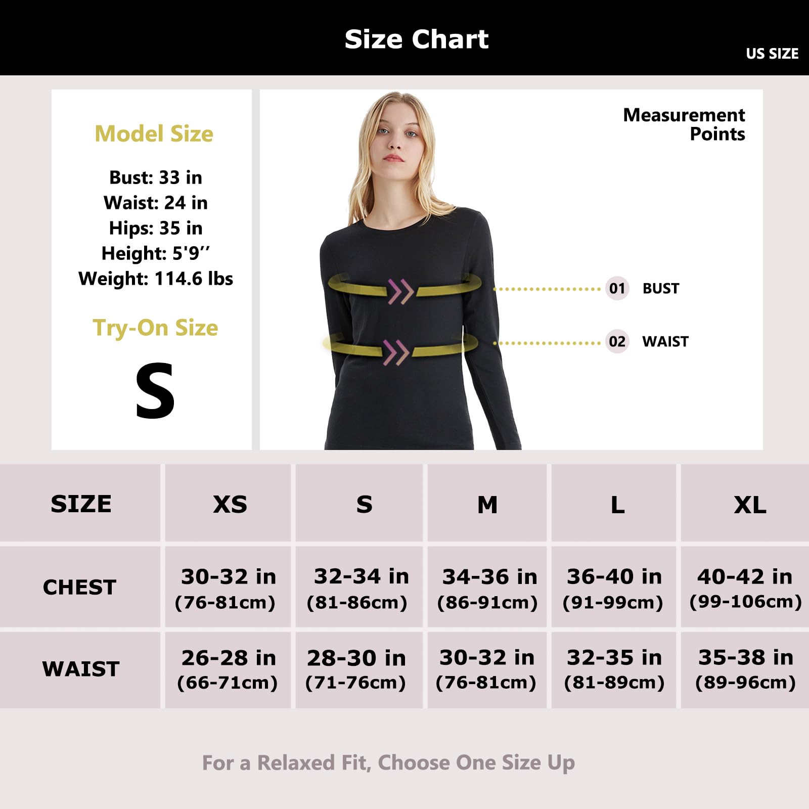 Merino Protect sous Vetement Laine Mérinos 100% pour Femme Lingerie Thermique Vêtement Intime Doux Idéale pour Randonnée Ski