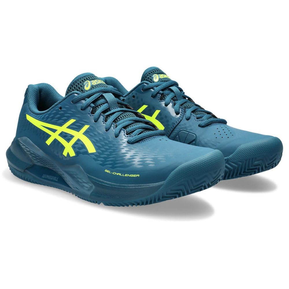 Asics Challenger 14 Mężczyzna Buty do tenisa Niebieski żółty