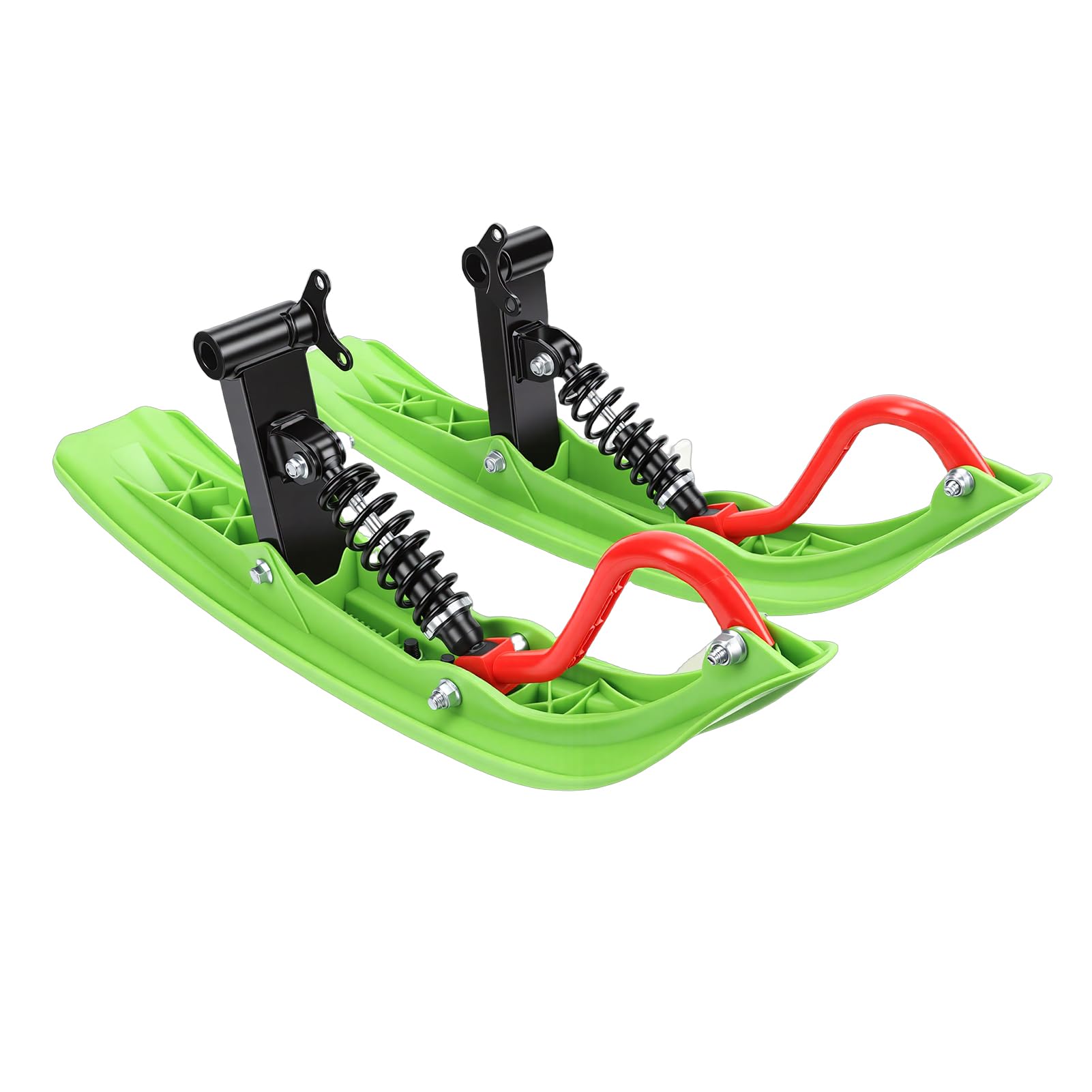 Cocoarm Planche de Luge pour VTT, Version avec Frein à Disque, Construction Durable en Métal et ABS, Idéale pour la Neige et la Boue avec stabilité et Adhérence Améliorées pour Les VTT
