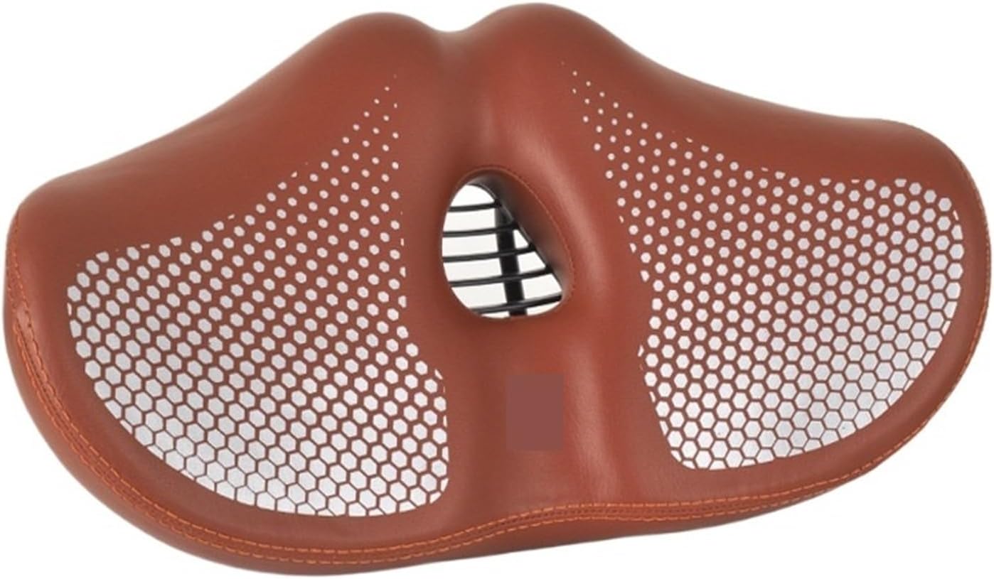 Noseless Oversized Bike Seat Cushion - Extra Padded & Wide Ergonomic Design, Pain-Free Comfort for Peloton Bikes, Men & Women