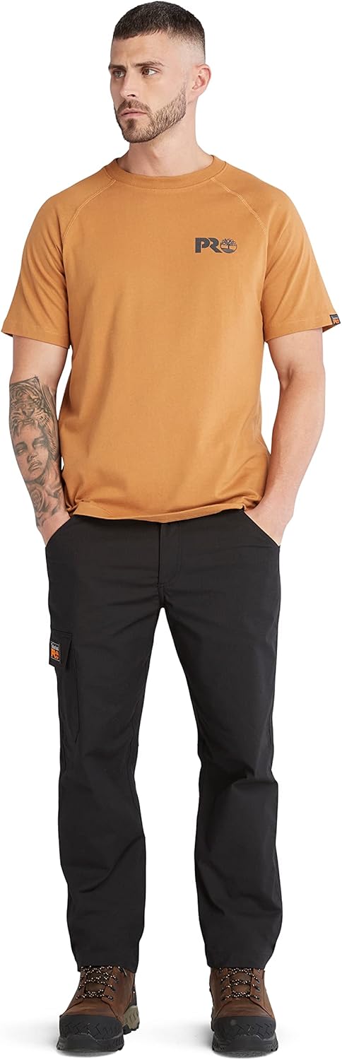 Timberland PRO Mens Core Refelctive Pro Logo Short-Sleeve T-Shirt - Image 2