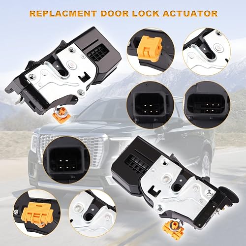 Miniatura 7 de Actuador de bloqueo de puerta compatible con Chevy Suburban Silverado Tahoe Avalanche GMC Sierra Yukon XL Cadillac Escalade ESV EXT 2008-2009,