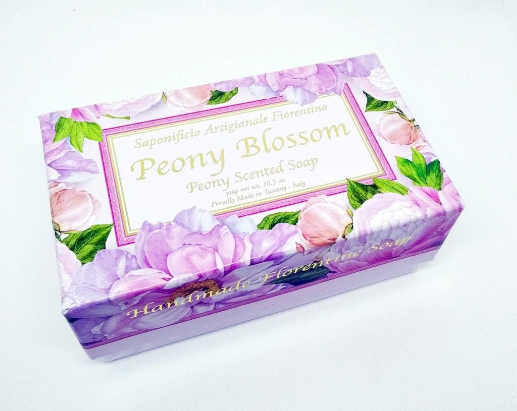 Peony Blossom Soap 300gr (10.5 oz) - Made in Italy