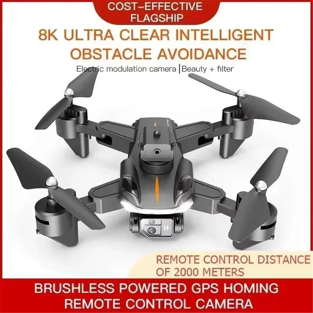 Orange,Dual battery,nowy dron p11 max 8k 5g hd gps profesjonalna fotografia lotnicza podwójny aparat omijanie przeszkód bezszczotkowy składany quadrotor