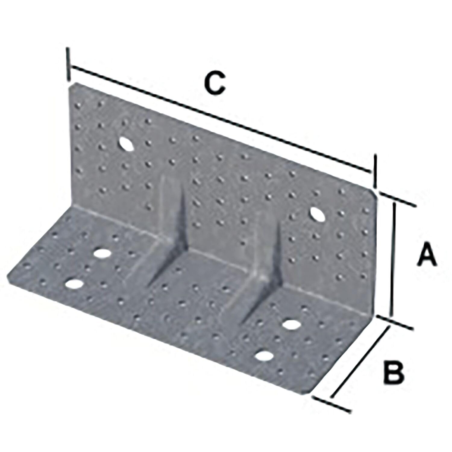 Amazon.com: Simpson Strong-Tie ABR255 CLT Angle Bracket, 1