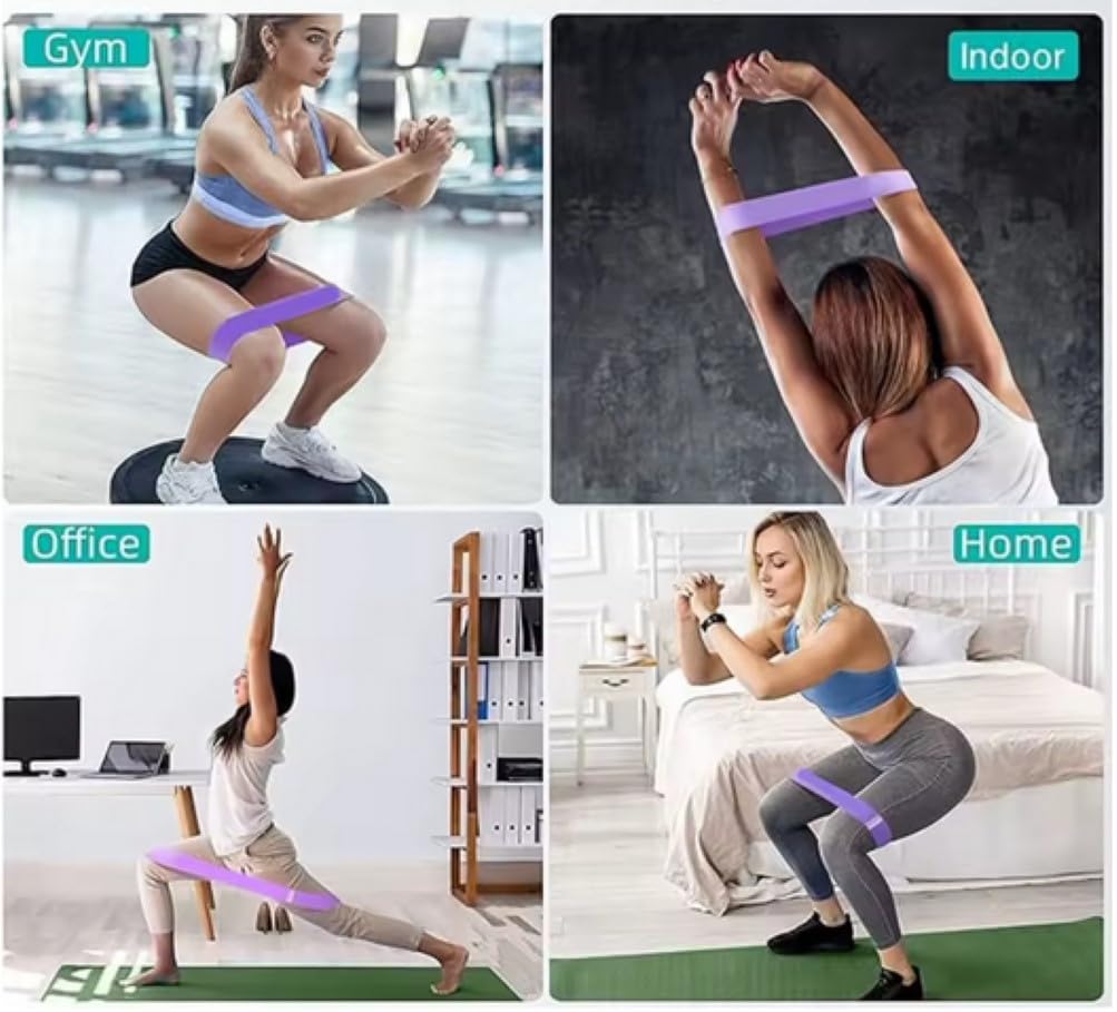 10 teiliges Fitness Widerstandsbänder Set + Loop Bands Fitnessbänder Resistance Bands Klimmzugband Fitness & Krafttraining inkl. Yoga Pilates Beutel 9010086