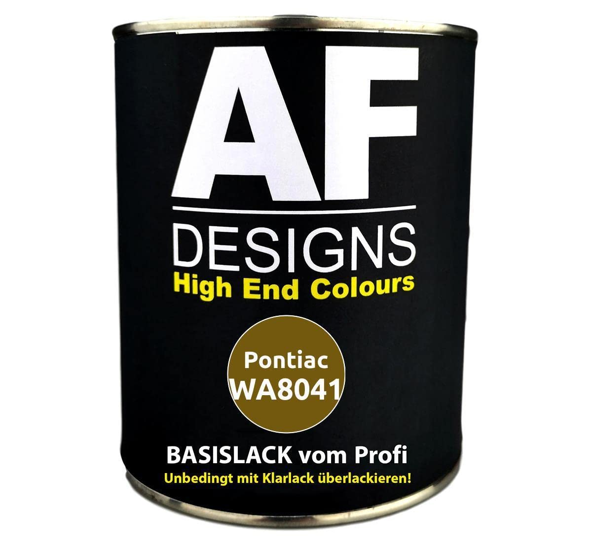 Peinture de voiture pour Pontiac WA8041 Light Gold métallisé Prêt à pulvériser 1 l