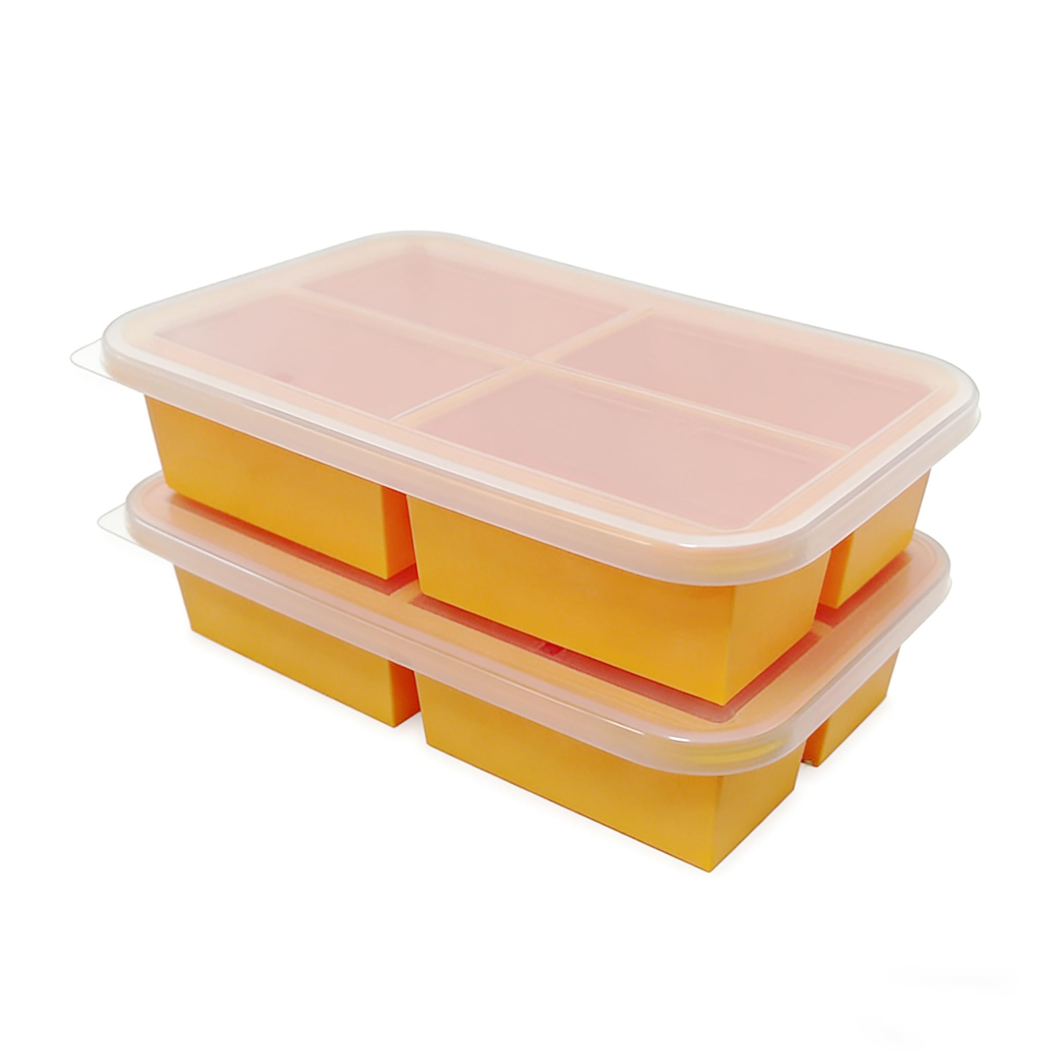 3 Pack Silicone Ice Cube Trays, Easy Release 45 Square Ice Cube Trays for Cocktail Whisky