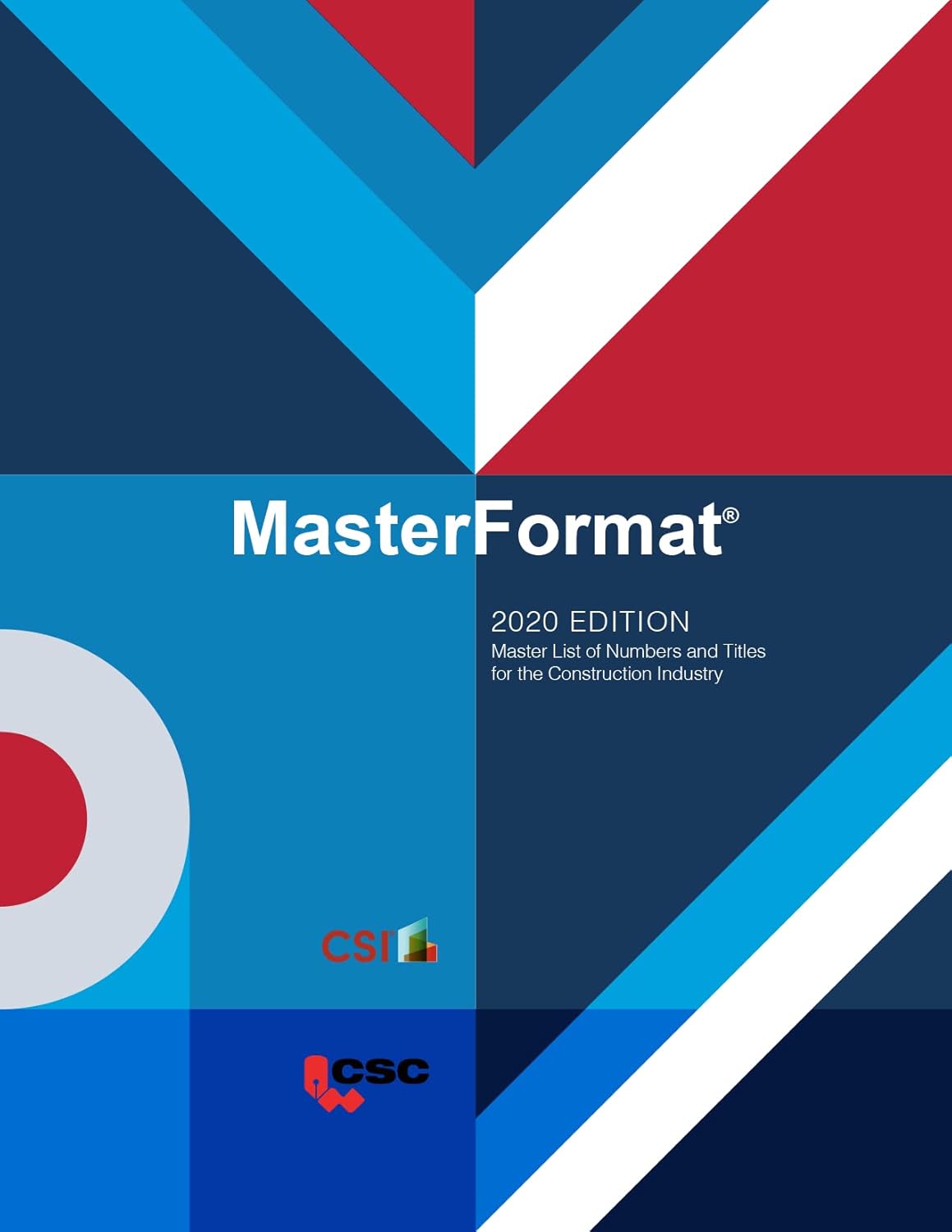 MasterFormat 2020 Edition Paperback