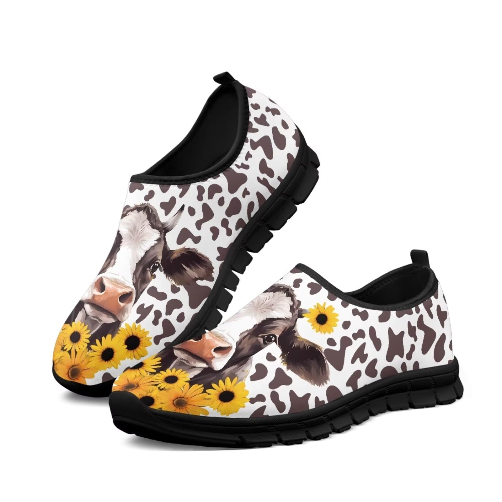 xixirimido Walking Shoes for Women Slip On Low Top Casual Flat Sneakers Lightweight Breathable Mesh Tennis Footwear