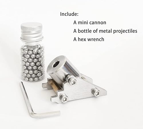 Vista 2 de xinlong El modelo del mini cañón del acero inoxidable adorna el mini cañón histórico de la guerra civil